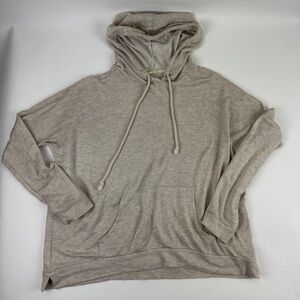 Tresics Hoodie Womens Small Tan Drawstring Pocket